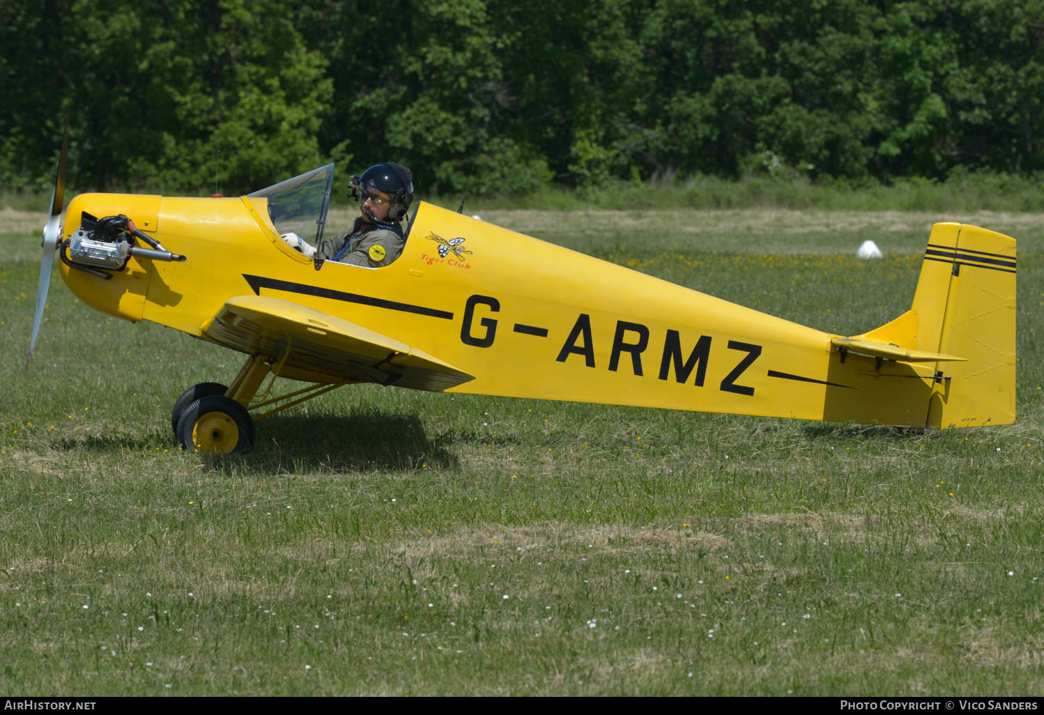 Aircraft Photo of G-ARMZ | Druine D-31 Turbulent | The Tiger Club | AirHistory.net #617379