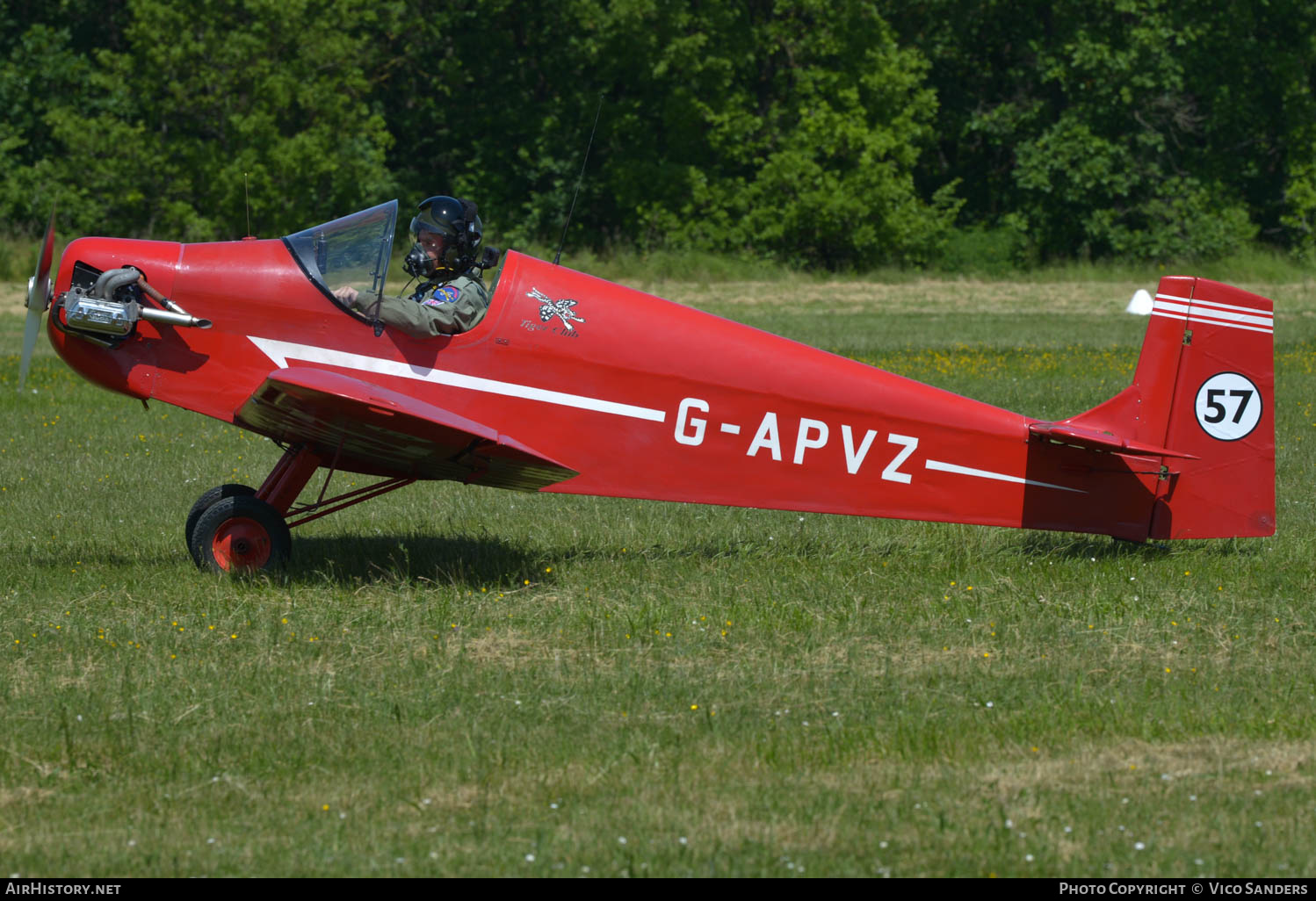 Aircraft Photo of G-APVZ | Druine D-31 Turbulent | AirHistory.net #617442