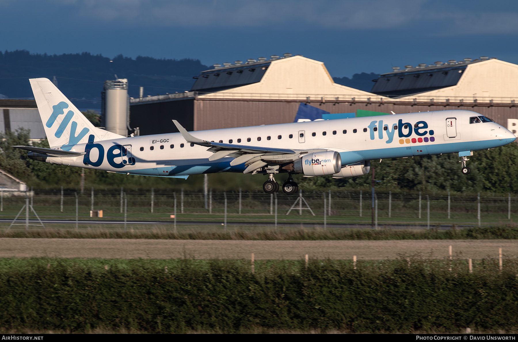 Aircraft Photo of EI-GGC | Embraer 195LR (ERJ-190-200LR) | Flybe | AirHistory.net #617443