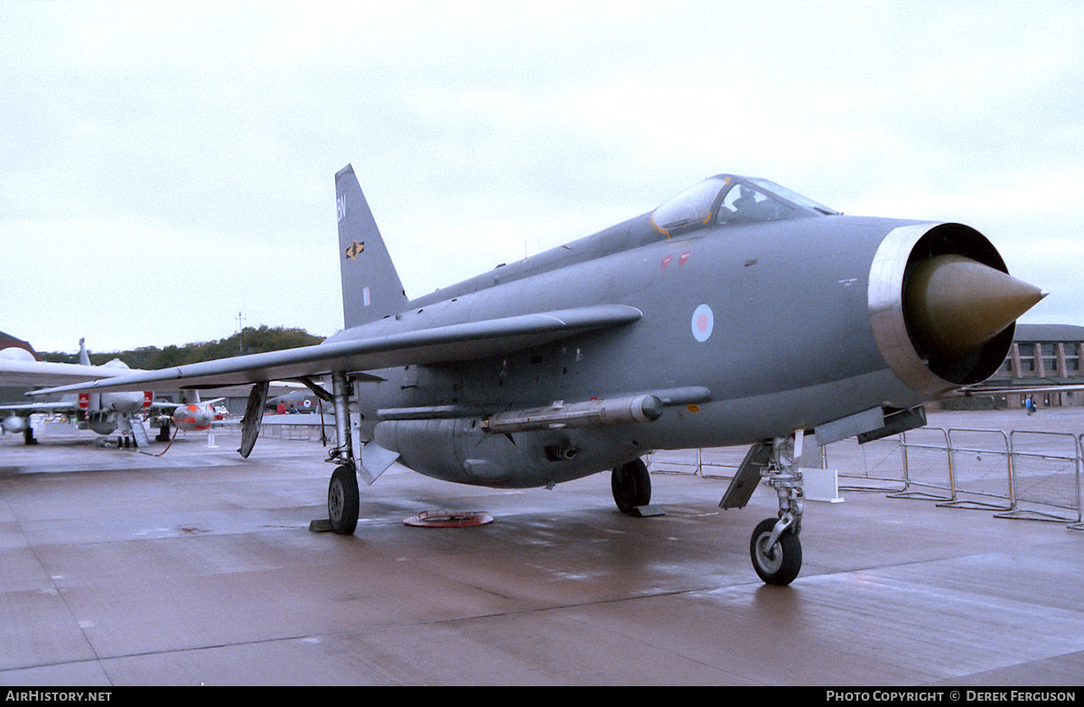 Aircraft Photo of XS919 | English Electric Lightning F6 | UK - Air Force | AirHistory.net #617451