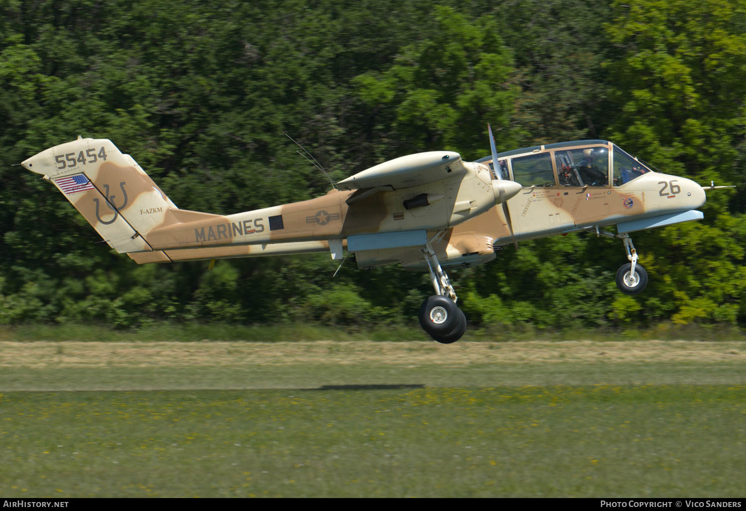 Aircraft Photo of F-AZKM / 55454 | North American Rockwell OV-10B Bronco | USA - Marines | AirHistory.net #617476