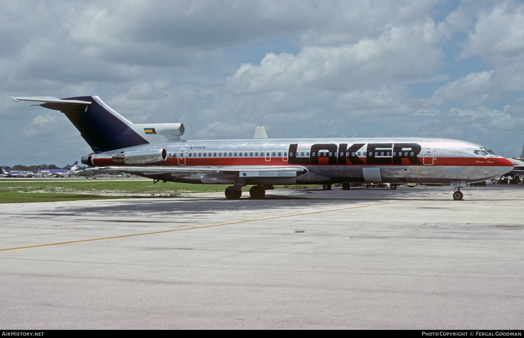 Aircraft Photo of N743US | Boeing 727-281 | Laker Airways Bahamas | AirHistory.net #617487