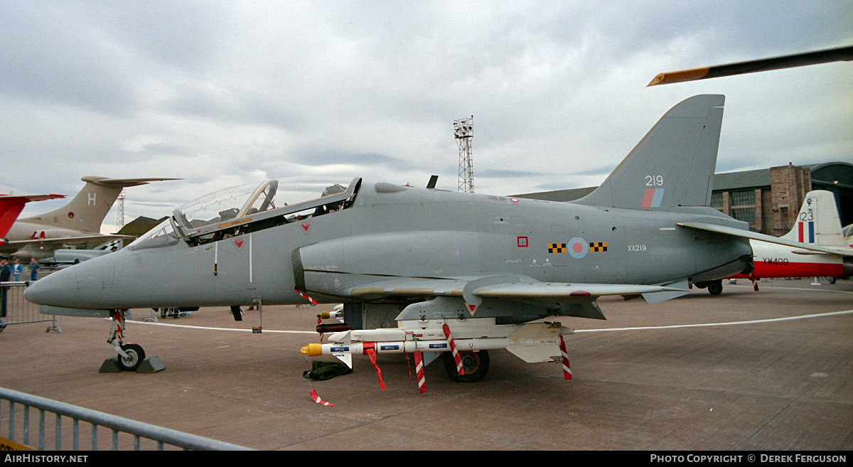 Aircraft Photo of XX219 | British Aerospace Hawk T1A | UK - Air Force | AirHistory.net #617493
