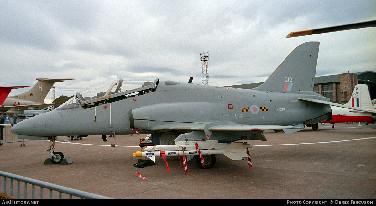 Aircraft Photo of XX219 | British Aerospace Hawk T.1A | UK - Air Force | AirHistory.net #617493