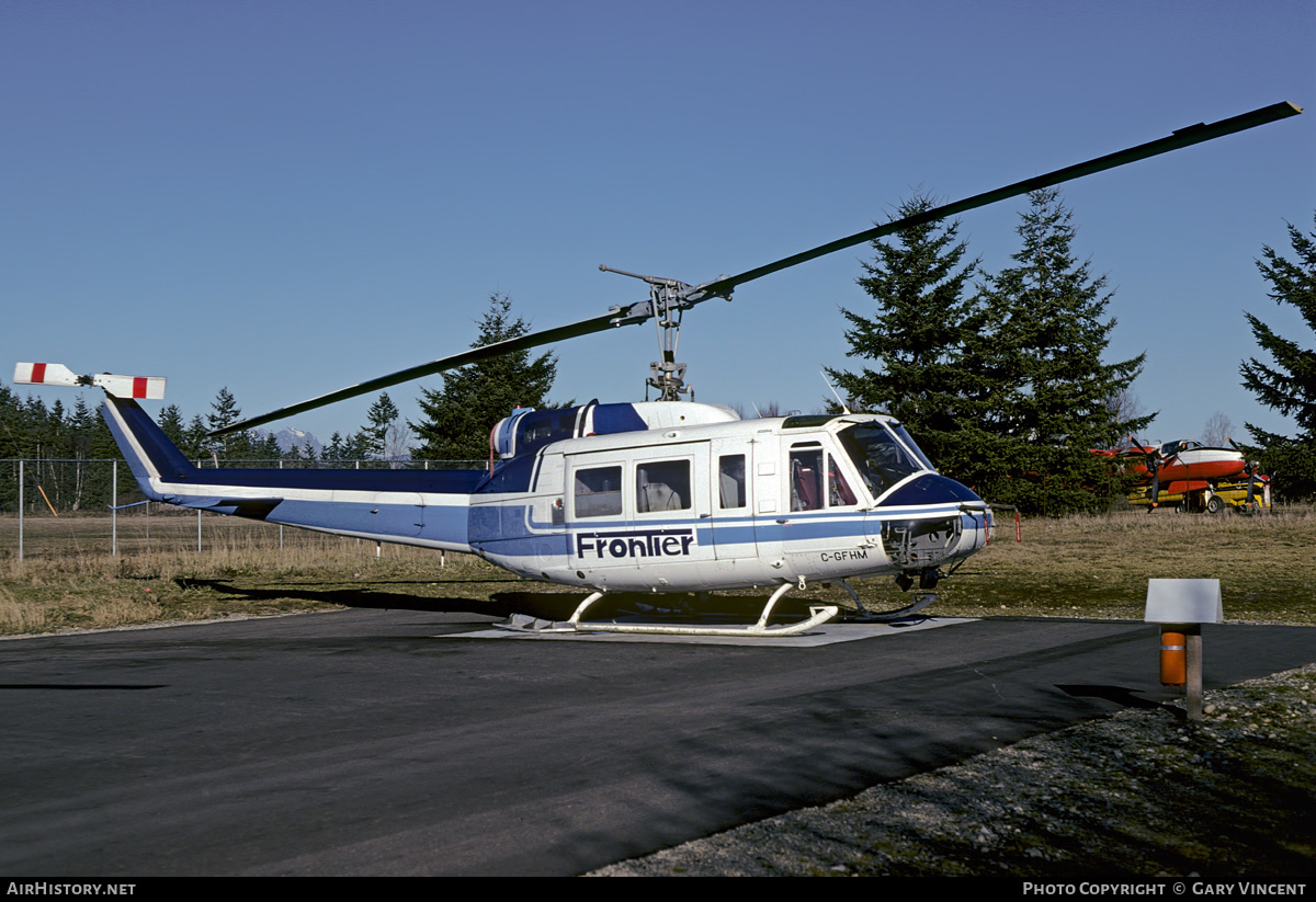 Aircraft Photo of C-GFHM | Bell 205A-1 | Frontier Helicopters | AirHistory.net #617513