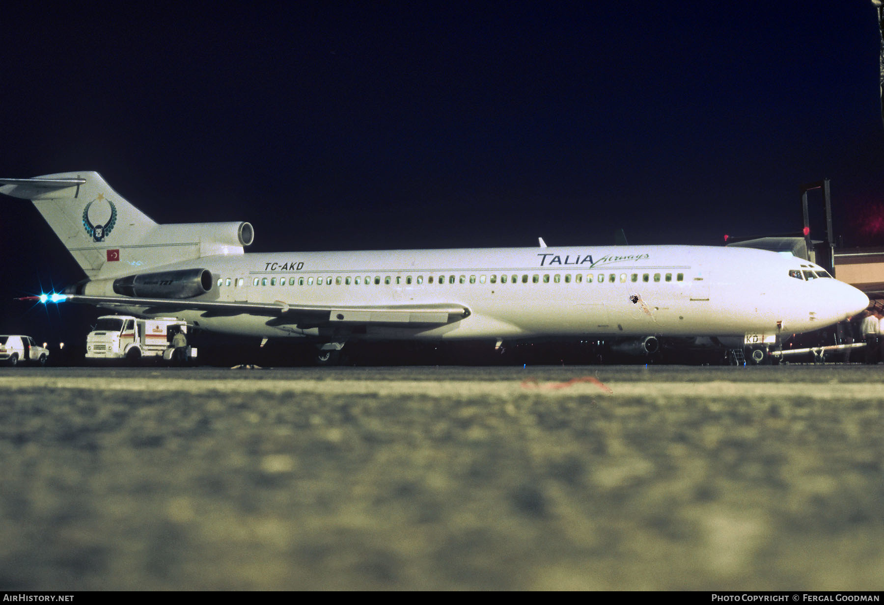 Aircraft Photo of TC-AKD | Boeing 727-2H9/Adv | Talia Havayollari - Talia Airways | AirHistory.net #617514
