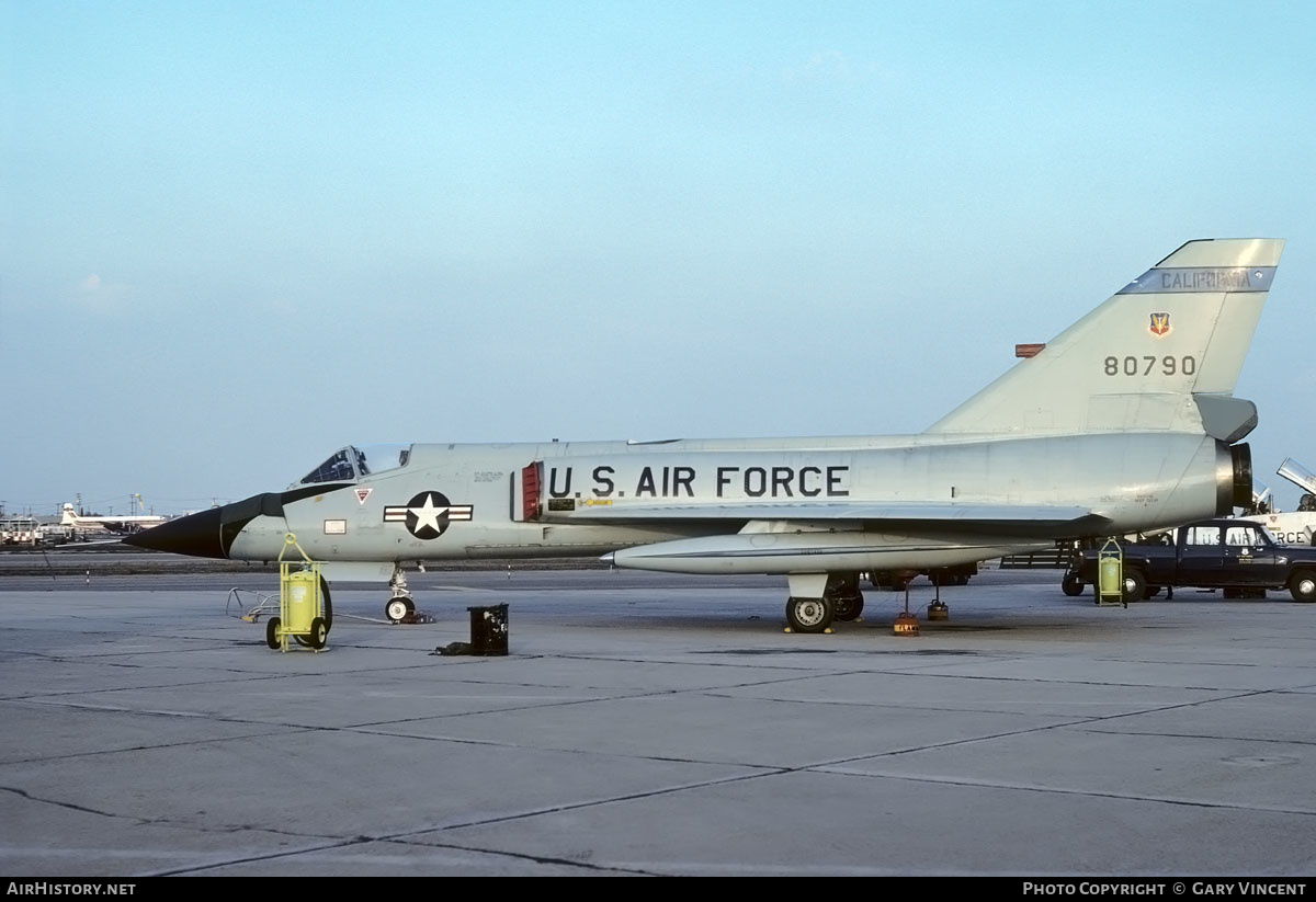 Aircraft Photo of 58-0790 / 80790 | Convair F-106A Delta Dart | USA - Air Force | AirHistory.net #617517