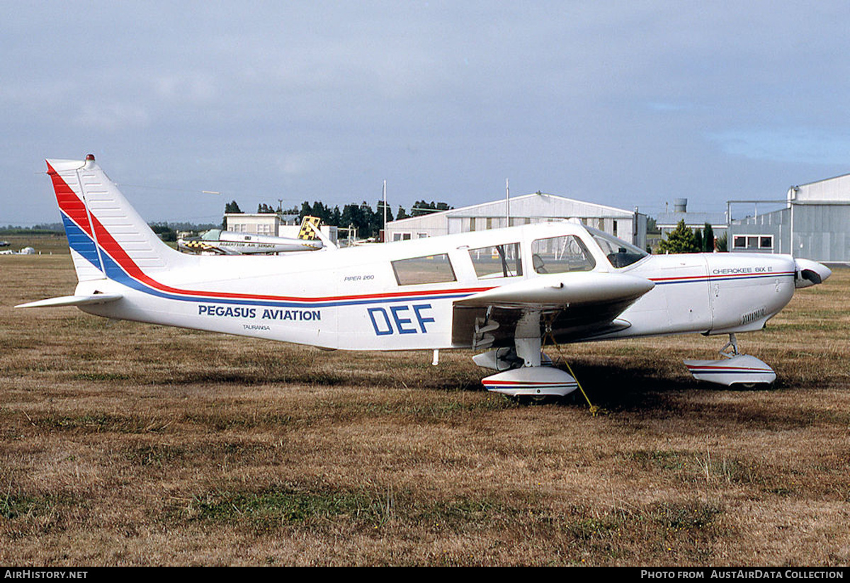 Aircraft Photo of ZK-DEF / DEF | Piper PA-32-260 Cherokee Six E | Pegasus Aviation | AirHistory.net #617552