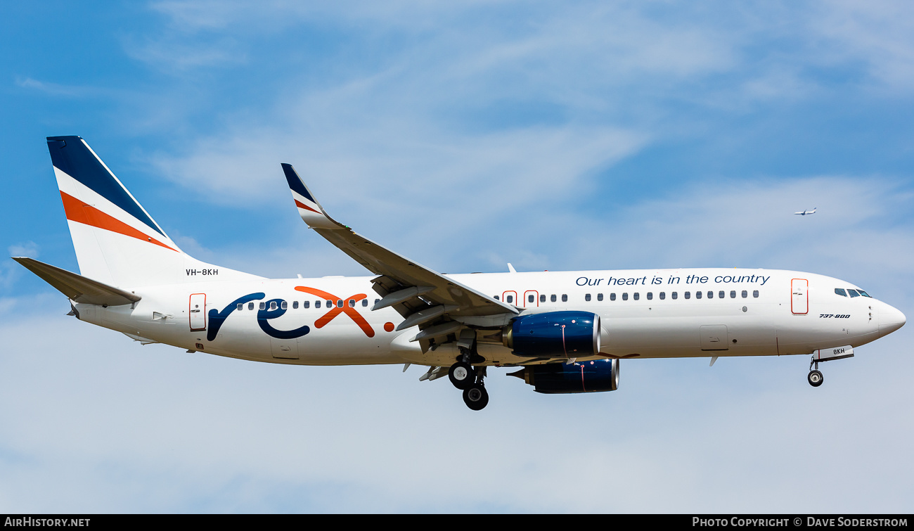 Aircraft Photo of VH-8KH | Boeing 737-8SA | REX - Regional Express | AirHistory.net #617561