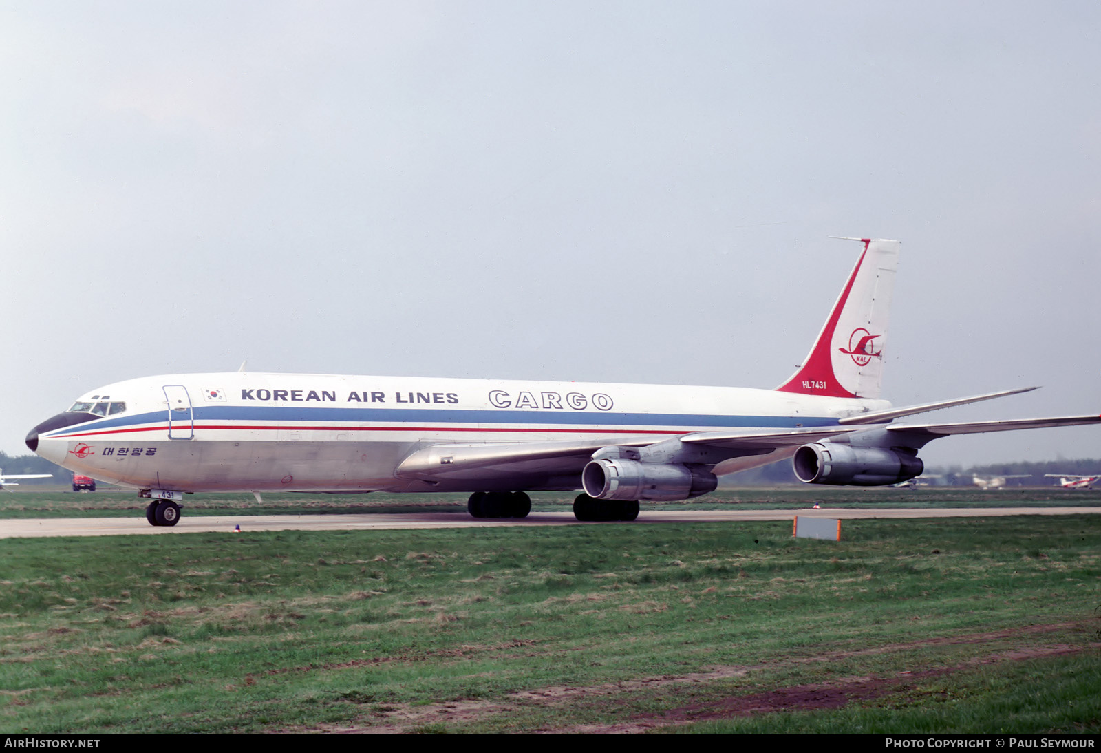 Aircraft Photo of HL7431 | Boeing 707-321C | Korean Air Lines Cargo | AirHistory.net #617603