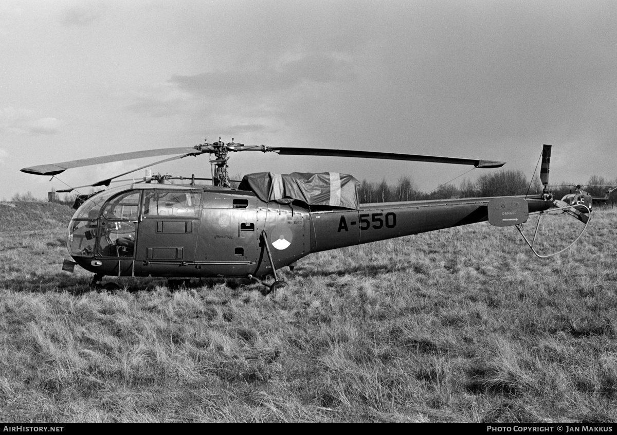 Aircraft Photo of A-550 | Sud SE-3160 Alouette III | Netherlands - Air Force | AirHistory.net #617620