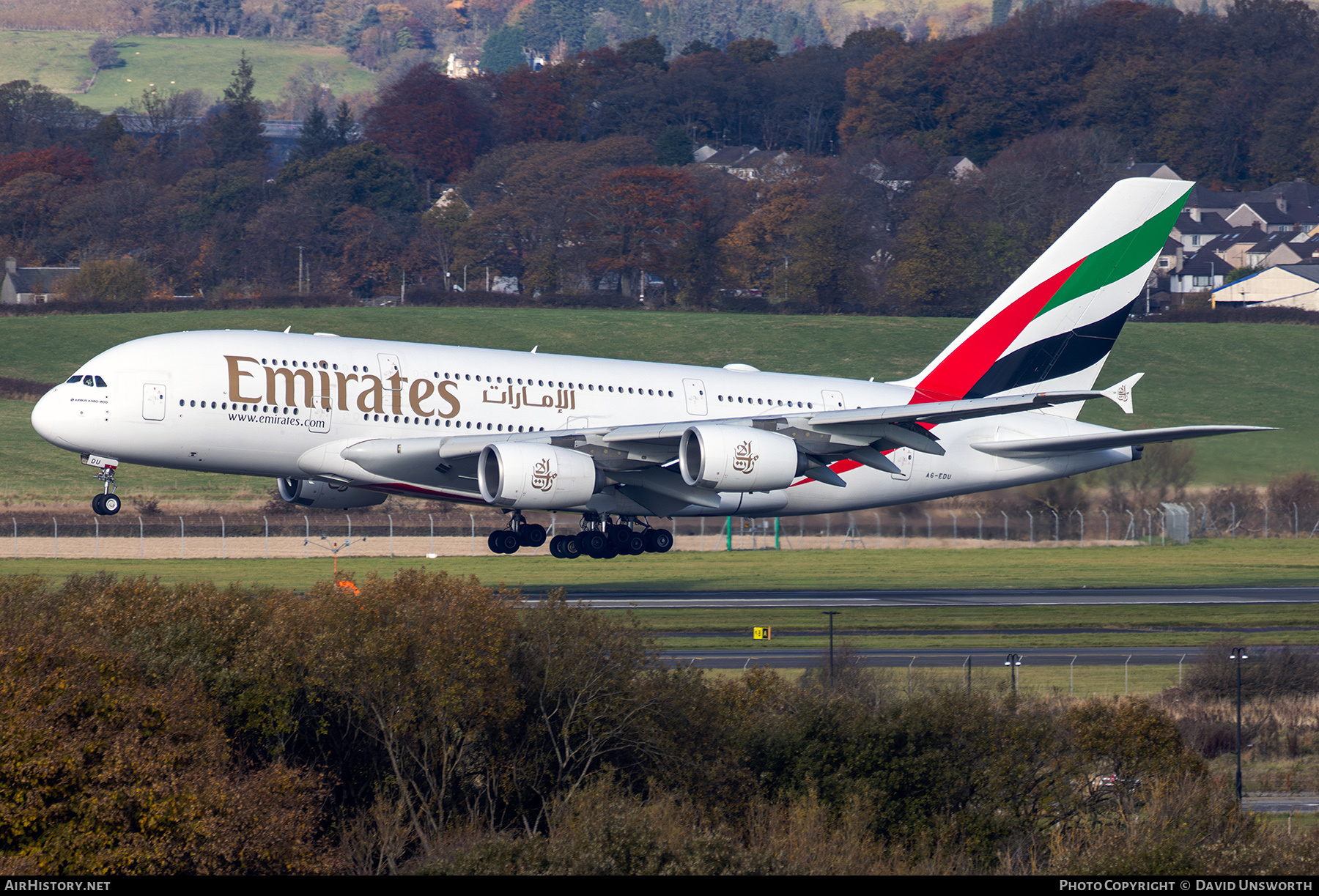 Aircraft Photo of A6-EDU | Airbus A380-861 | Emirates | AirHistory.net #617642