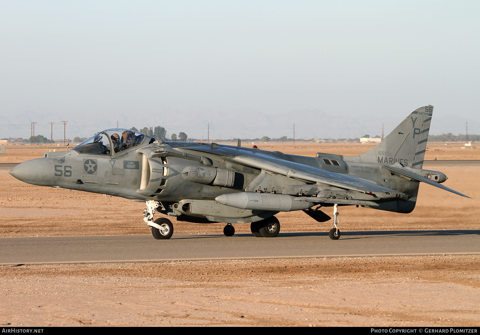 Aircraft Photo of 165588 | Boeing AV-8B Harrier II+ | USA - Marines | AirHistory.net #617651
