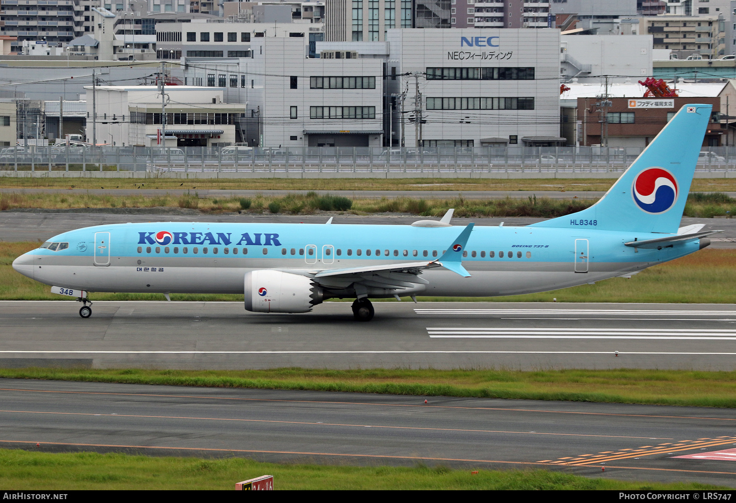 Aircraft Photo of HL8348 | Boeing 737-8 Max 8 | Korean Air | AirHistory.net #617654