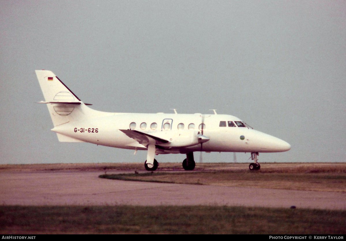 Aircraft Photo of G-31-626 | British Aerospace BAe-3103 Jetstream 31 | AirHistory.net #617670