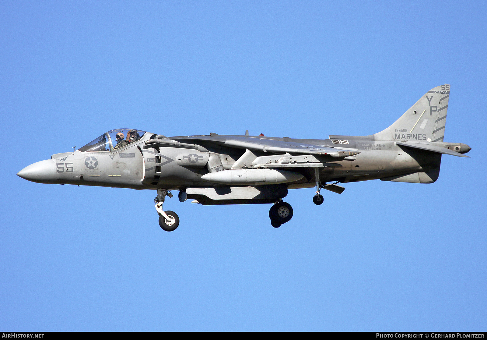 Aircraft Photo of 165586 | Boeing AV-8B Harrier II+ | USA - Marines | AirHistory.net #617671