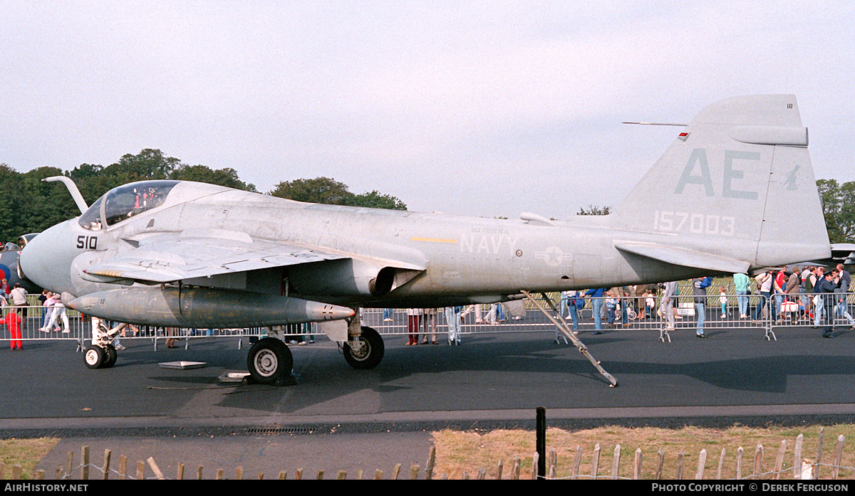 Aircraft Photo of 157003 | Grumman A-6E Intruder | USA - Navy | AirHistory.net #617676