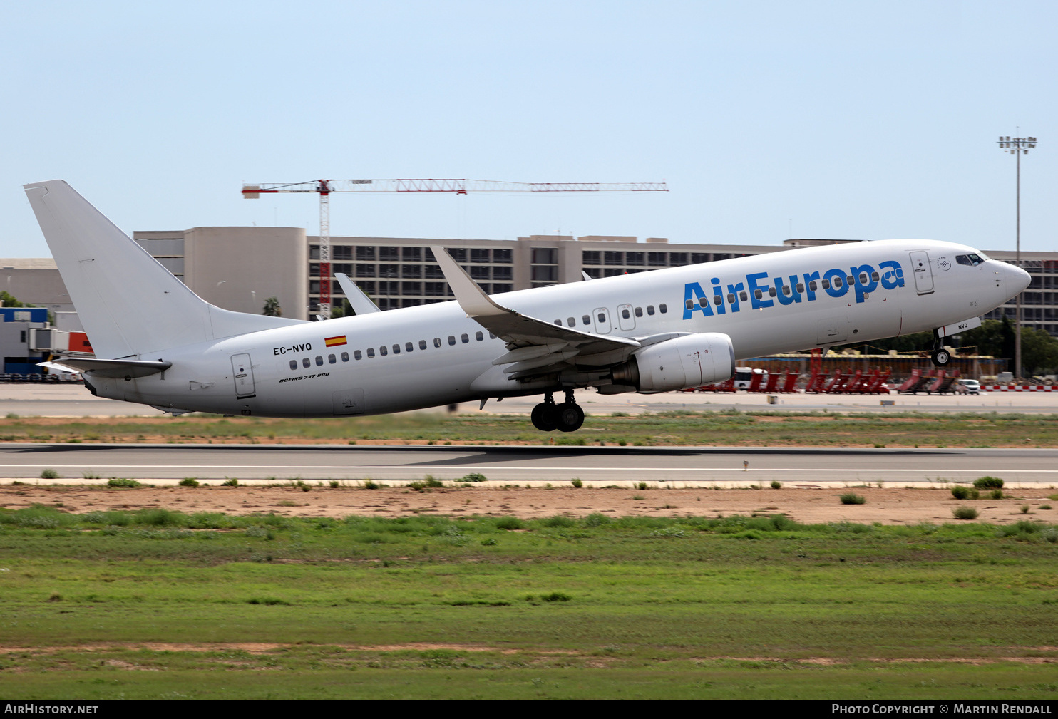 Aircraft Photo of EC-NVQ | Boeing 737-8AS | Air Europa | AirHistory.net #617678