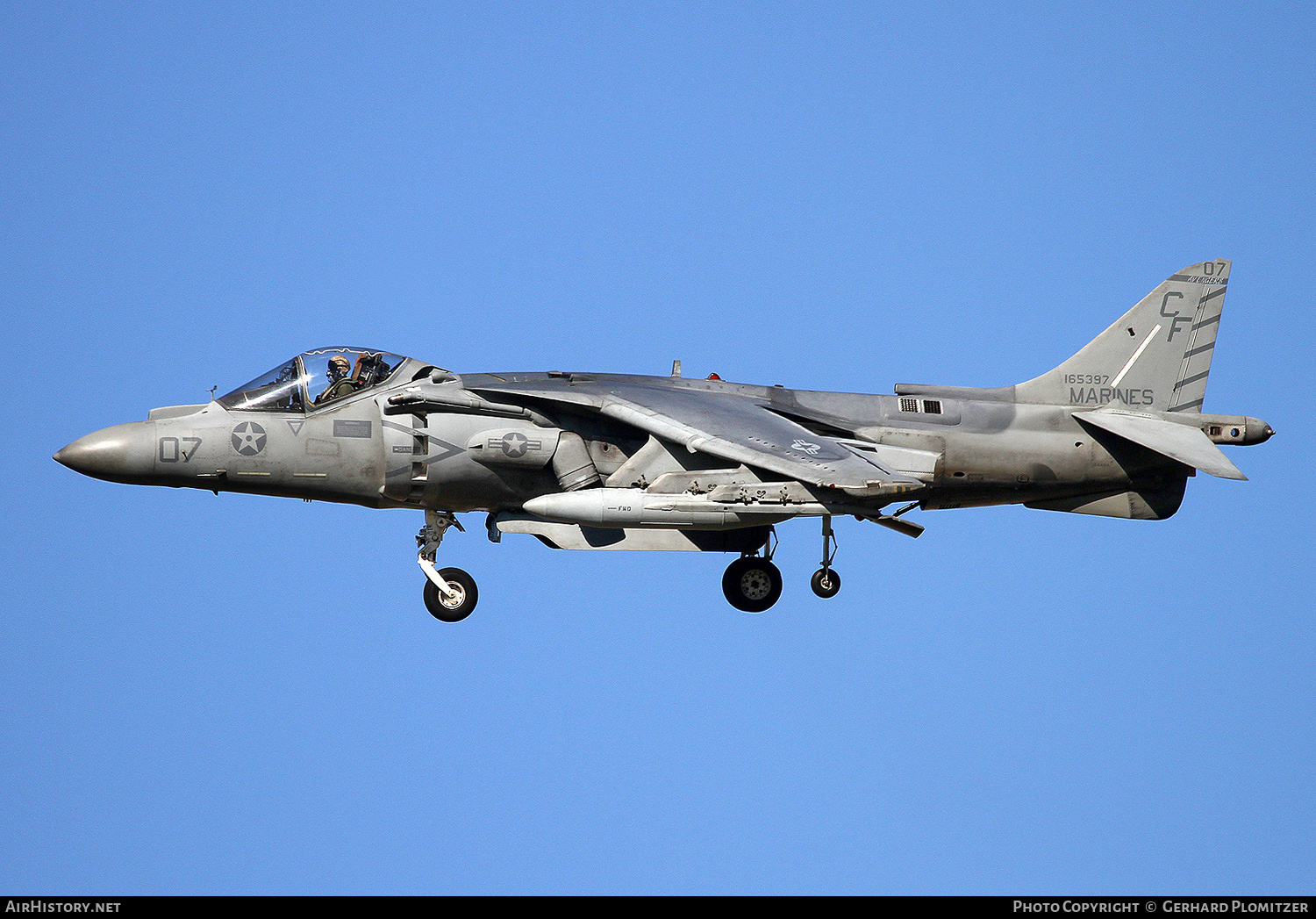 Aircraft Photo of 165397 | Boeing AV-8B Harrier II+ | USA - Marines | AirHistory.net #617704