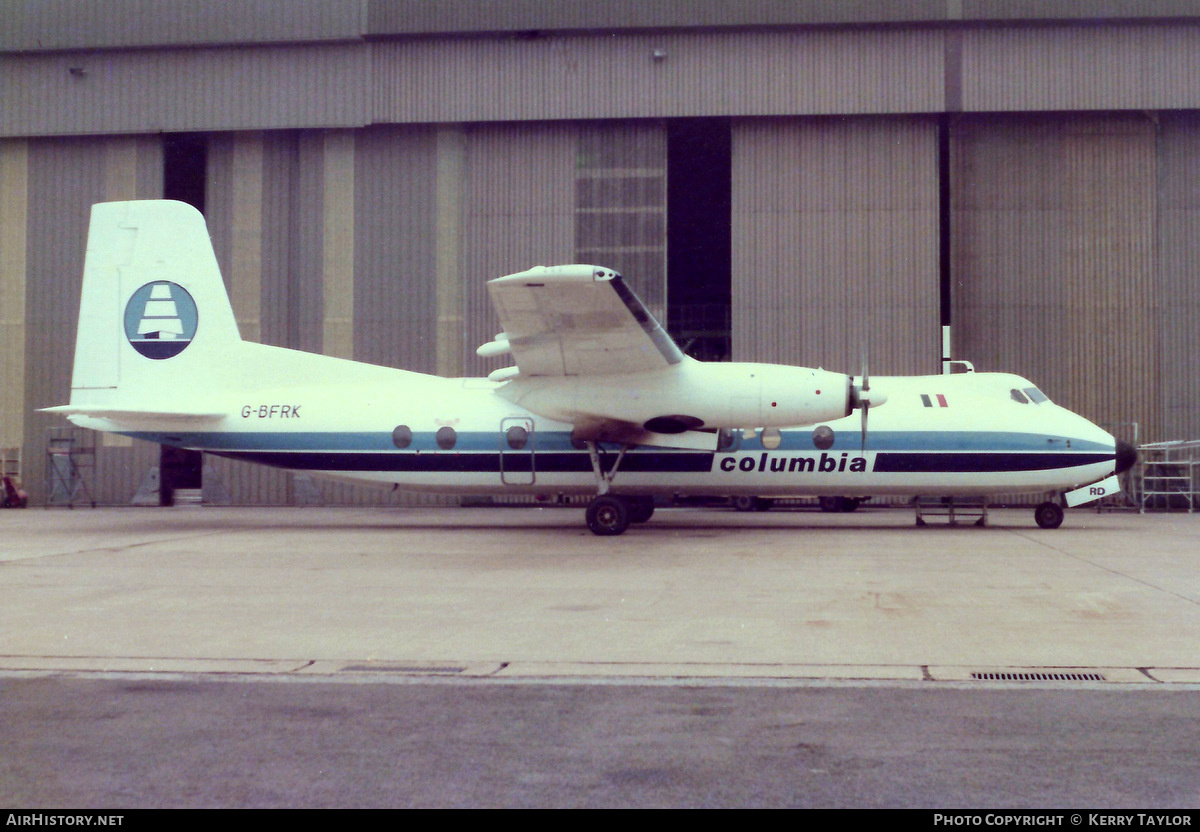 Aircraft Photo of G-BFRK | Handley Page HPR-7 Herald 209 | Columbia | AirHistory.net #617705