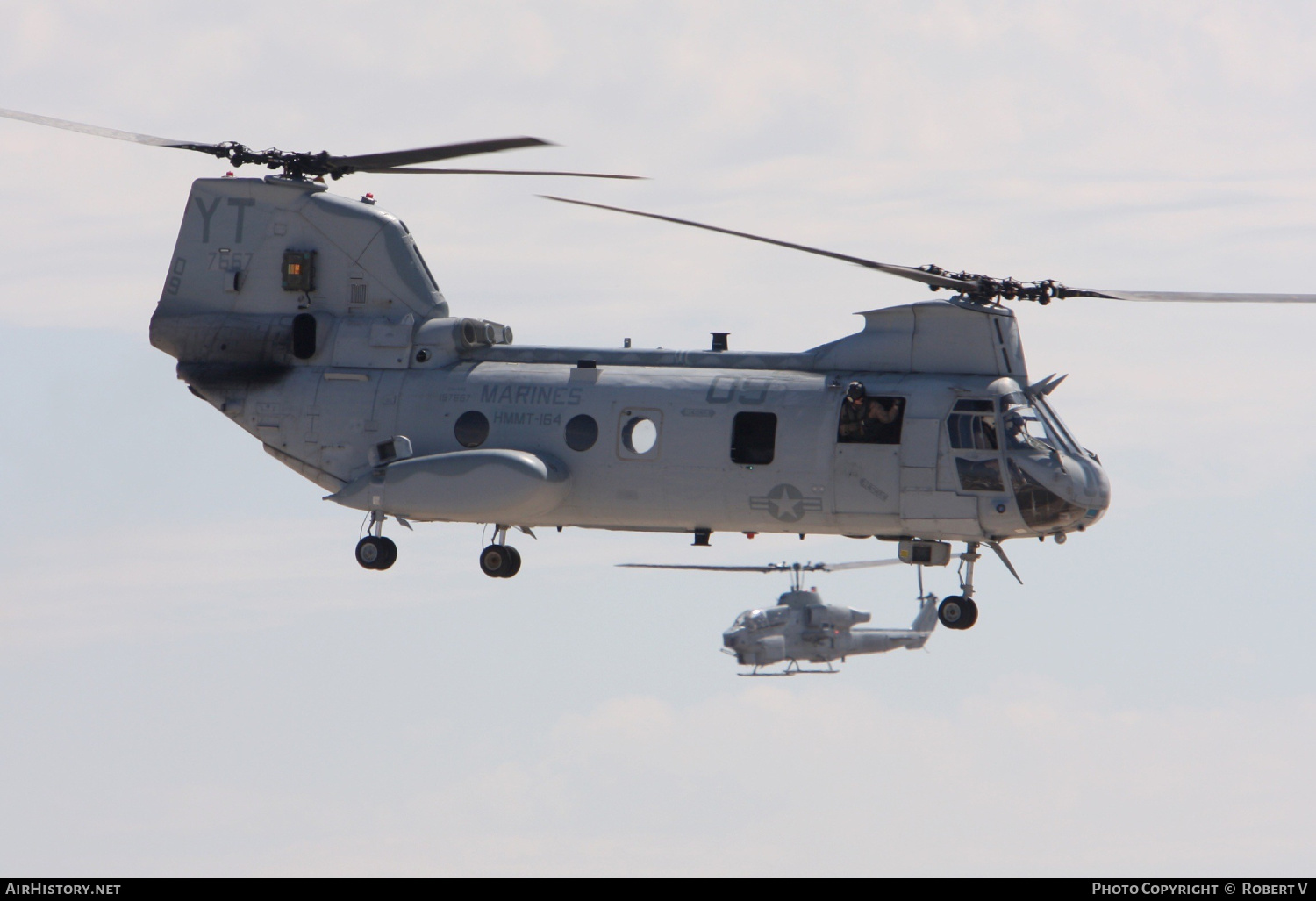 Aircraft Photo of 157667 / 7667 | Boeing Vertol CH-46E Sea Knight | USA - Marines | AirHistory.net #617708