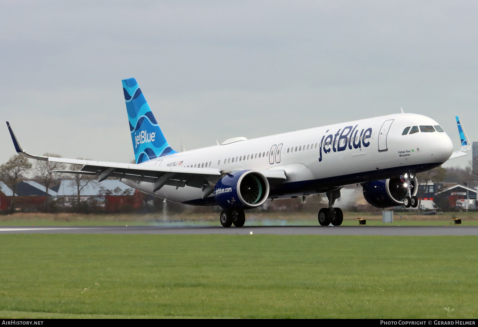 Aircraft Photo of N4076J | Airbus A321-271NX | JetBlue Airways | AirHistory.net #617722