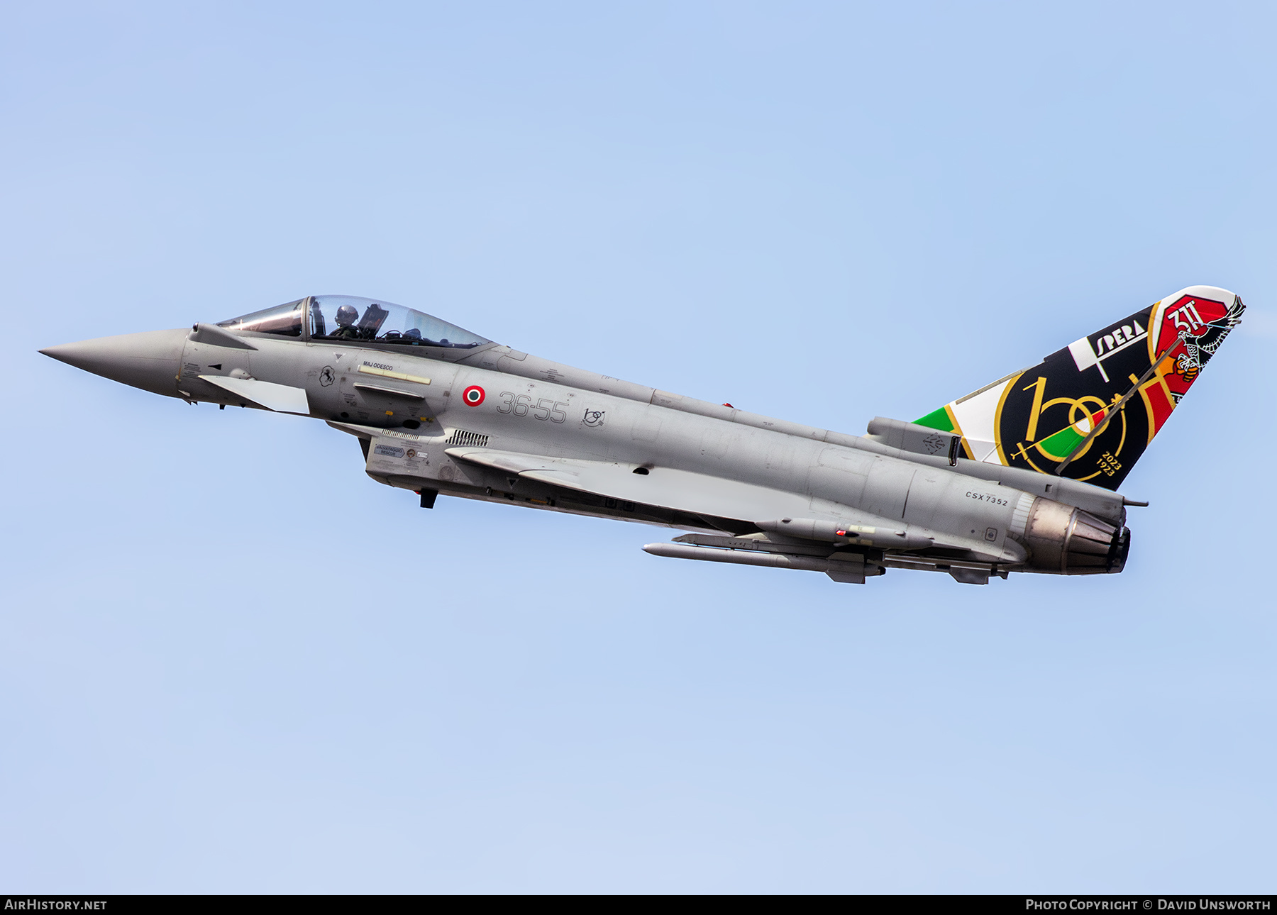Aircraft Photo of CSX7352 | Eurofighter EF-2000 Typhoon | Italy - Air Force | AirHistory.net #617738