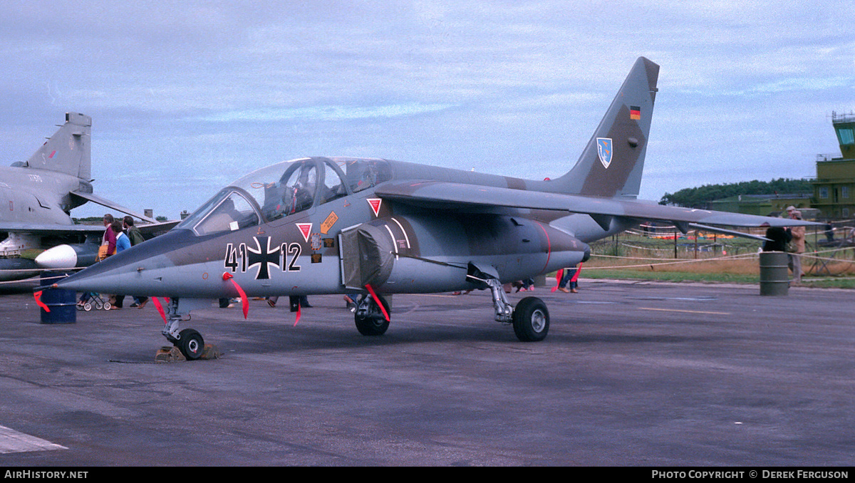 Aircraft Photo of 4112 | Dassault-Dornier Alpha Jet A | Germany - Air Force | AirHistory.net #617763