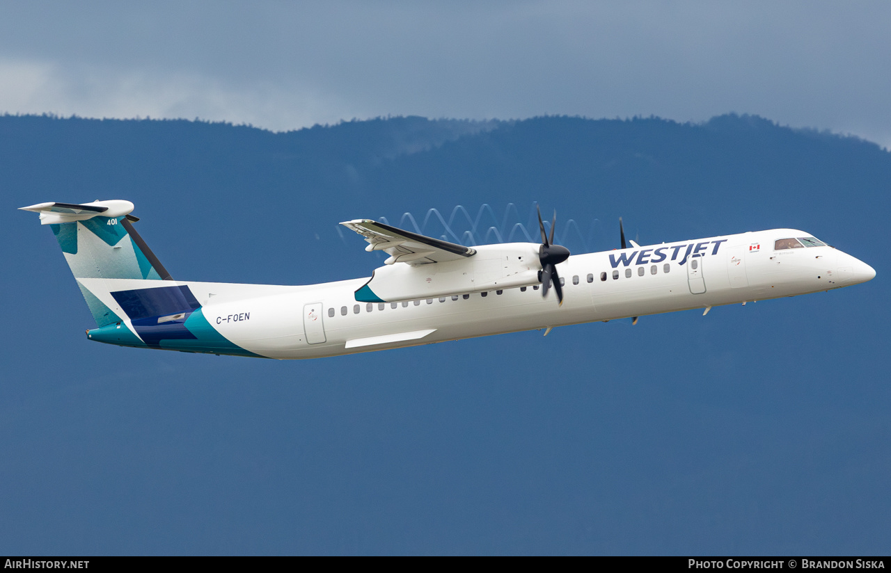 Aircraft Photo of C-FOEN | Bombardier DHC-8-402 Dash 8 | WestJet | AirHistory.net #617792