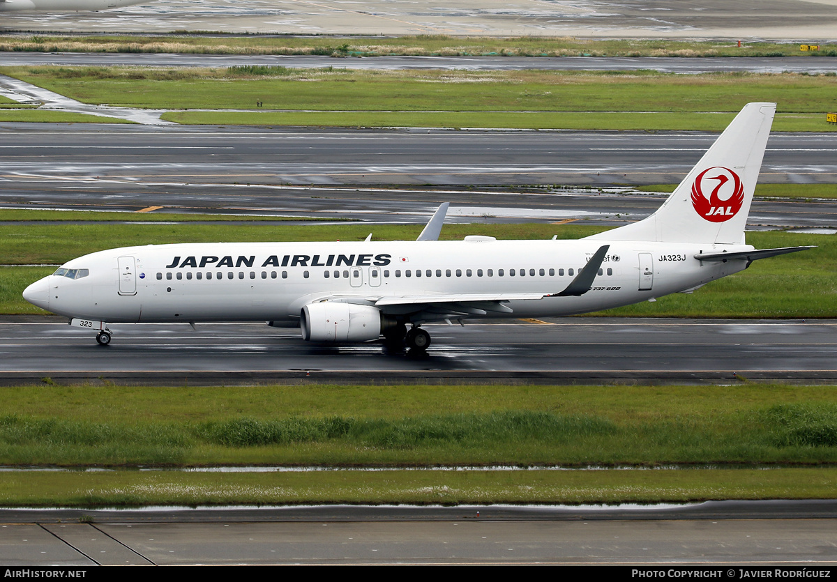 Aircraft Photo of JA323J | Boeing 737-846 | Japan Airlines - JAL | AirHistory.net #617798