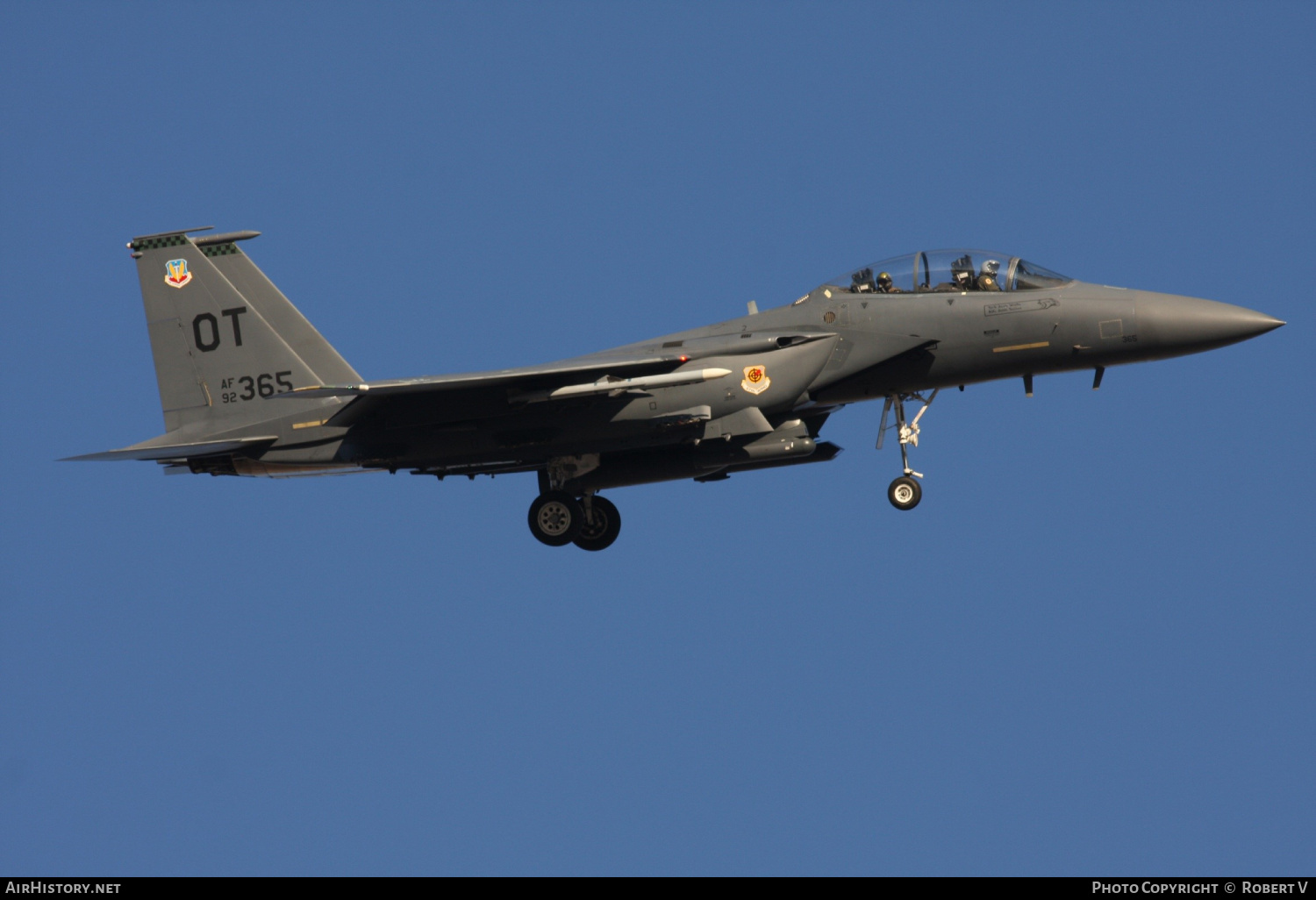 Aircraft Photo of 92-0365 / AF92-365 | Boeing F-15E Strike Eagle | USA - Air Force | AirHistory.net #617824