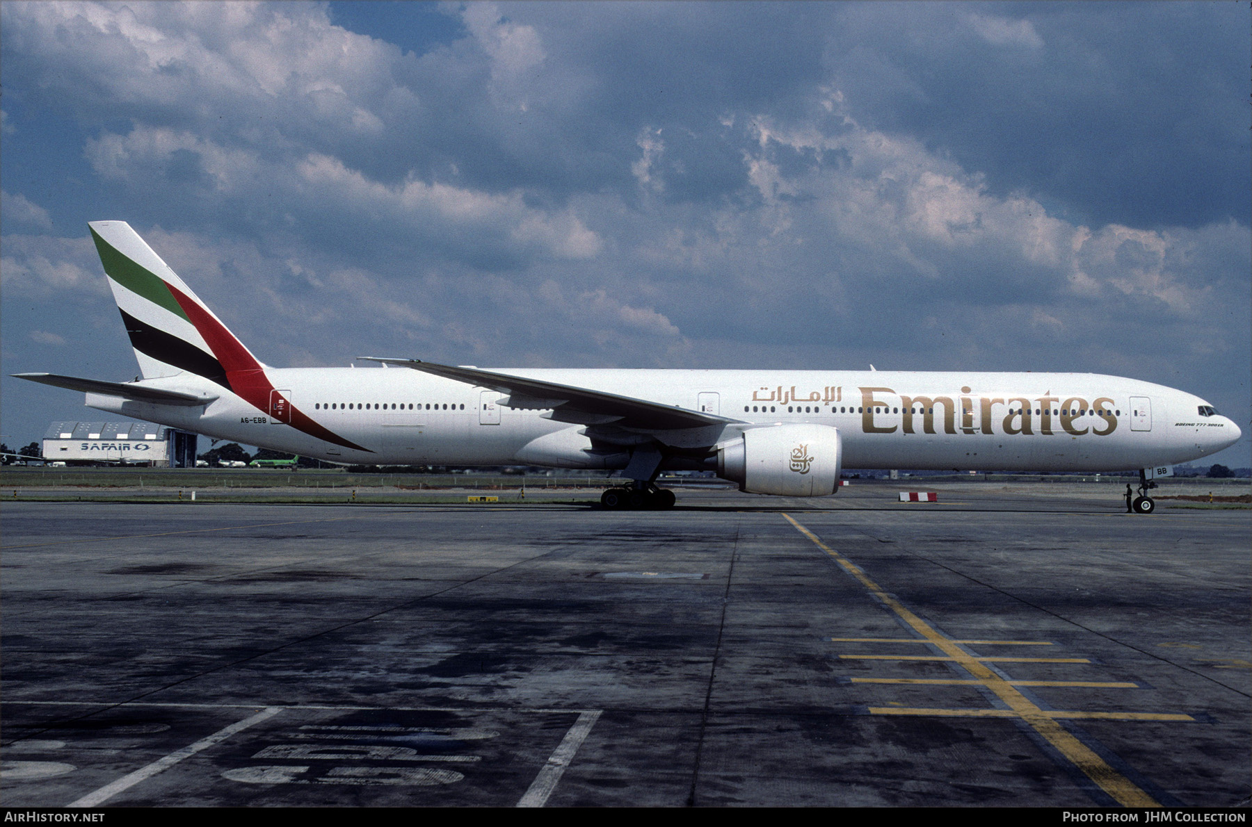 Aircraft Photo of A6-EBB | Boeing 777-36N/ER | Emirates | AirHistory.net #617825