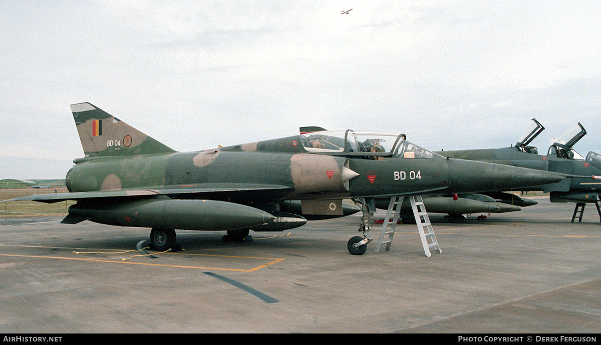 Aircraft Photo of BD04 | Dassault Mirage 5BD | Belgium - Air Force | AirHistory.net #617833