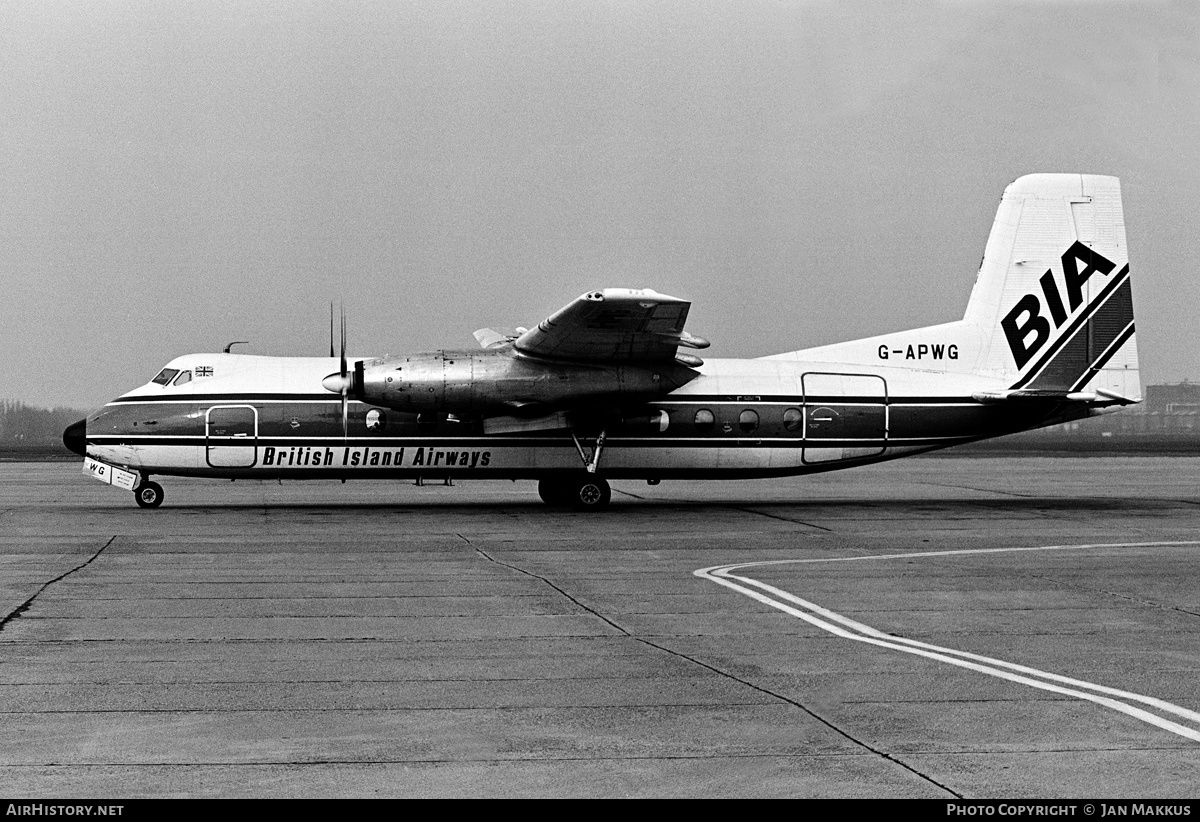 Aircraft Photo of G-APWG | Handley Page HPR-7 Herald 201 | British Island Airways - BIA | AirHistory.net #617855