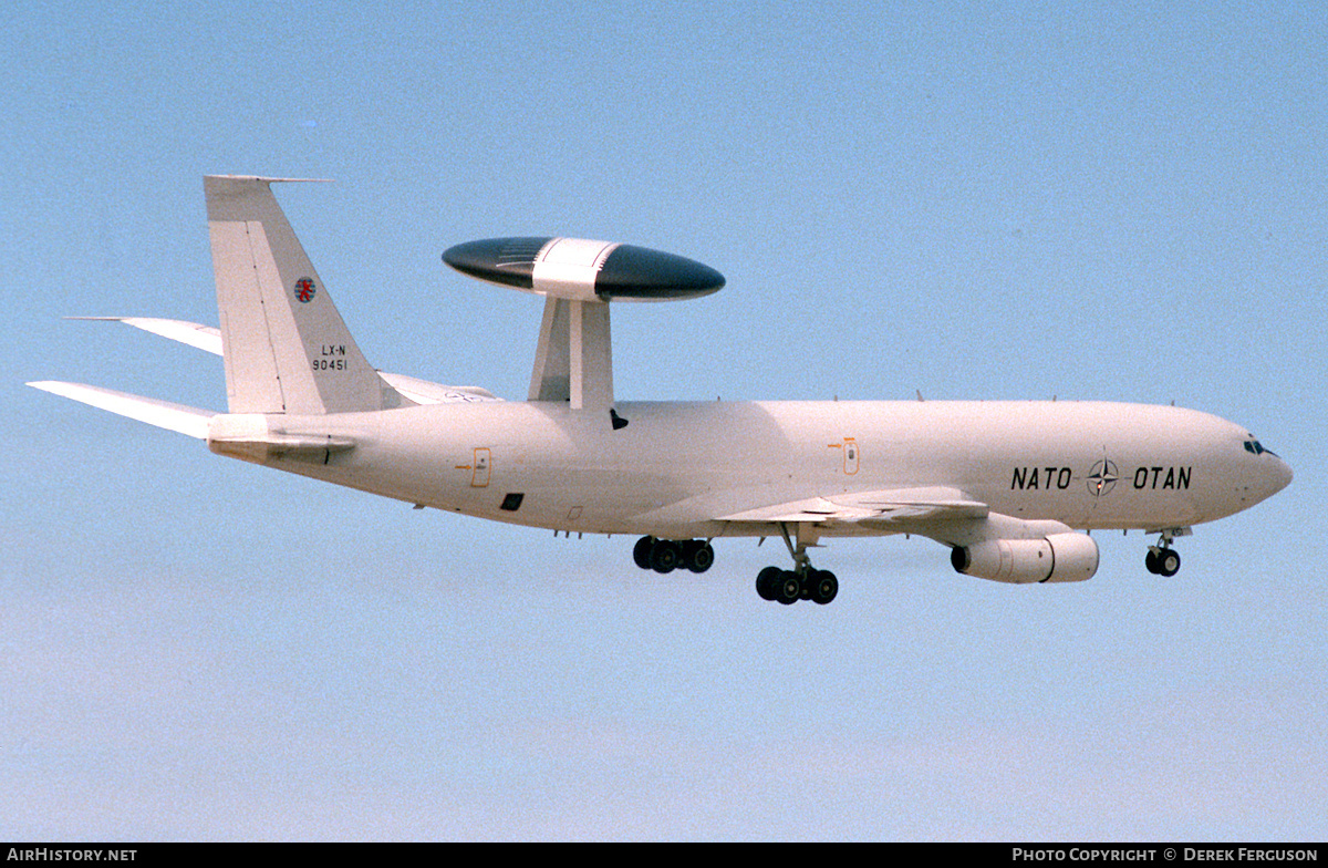 Aircraft Photo of LX-N90451 | Boeing E-3A Sentry | Luxembourg - NATO | AirHistory.net #617857