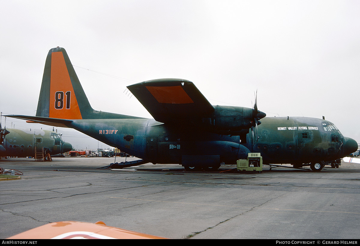 Aircraft Photo of N131FF | Lockheed C-130A Hercules (L-182) | Hemet Valley Flying Service | AirHistory.net #617863