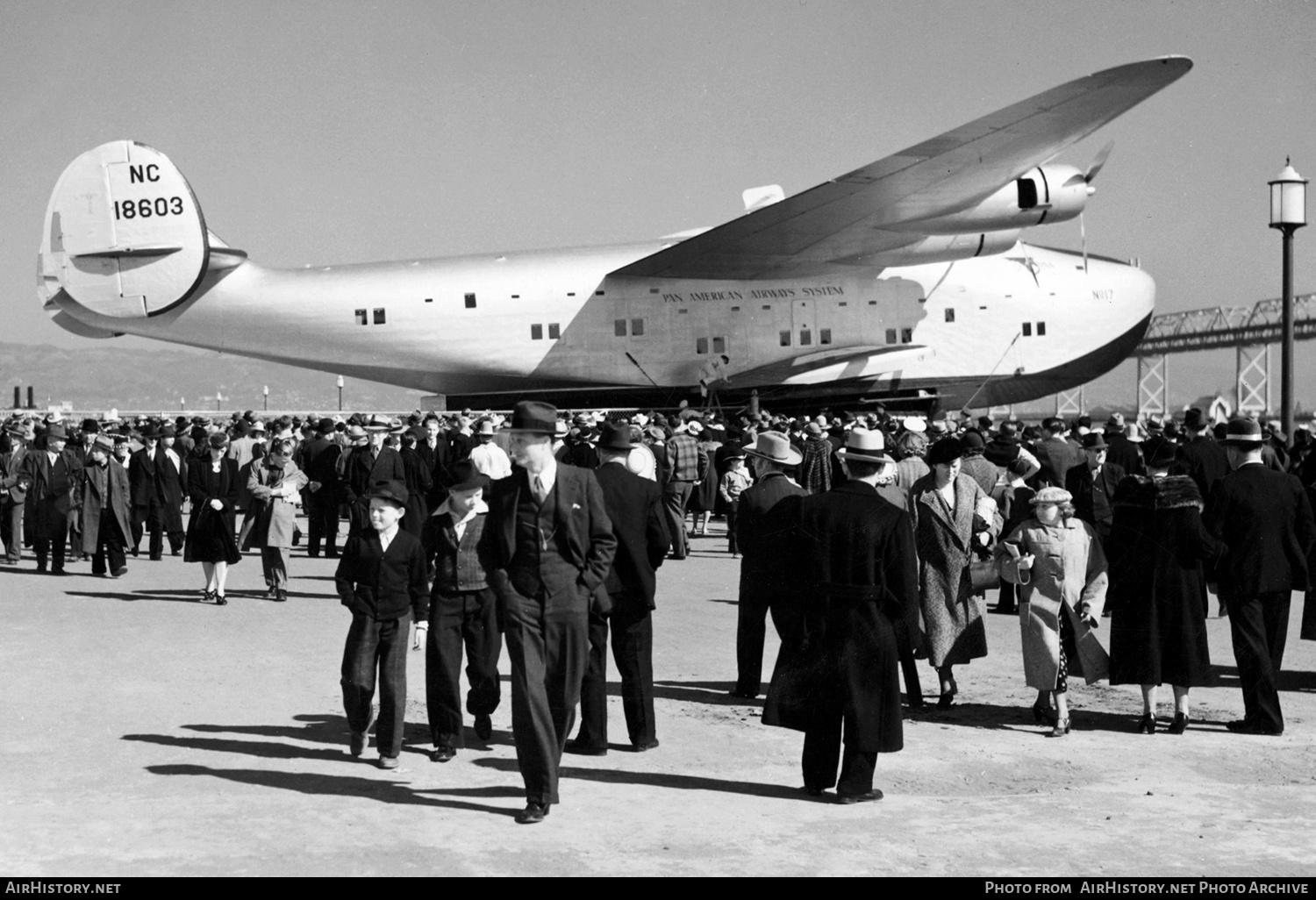 Aircraft Photo of NC18603 | Boeing 314 | Pan American Airways System - PAA | AirHistory.net #617867