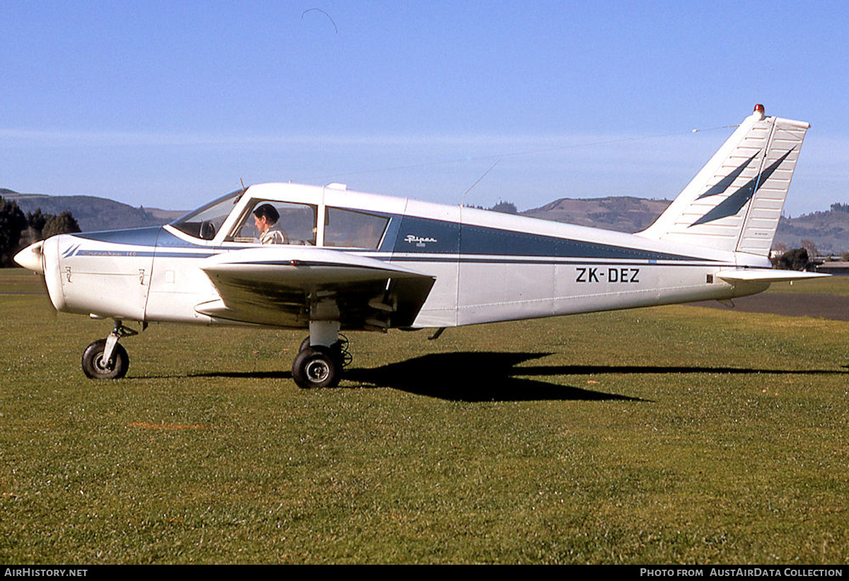 Aircraft Photo of ZK-DEZ | Piper PA-28-140 Cherokee | AirHistory.net #617898