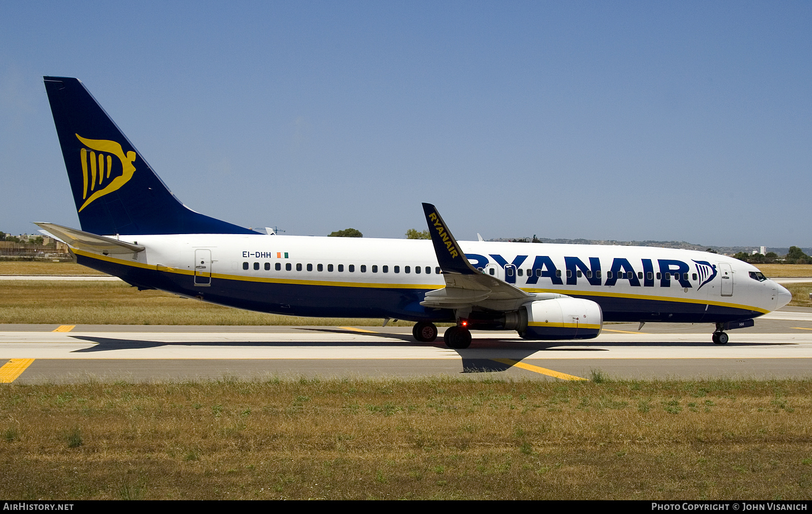 Aircraft Photo of EI-DHH | Boeing 737-8AS | Ryanair | AirHistory.net #617914