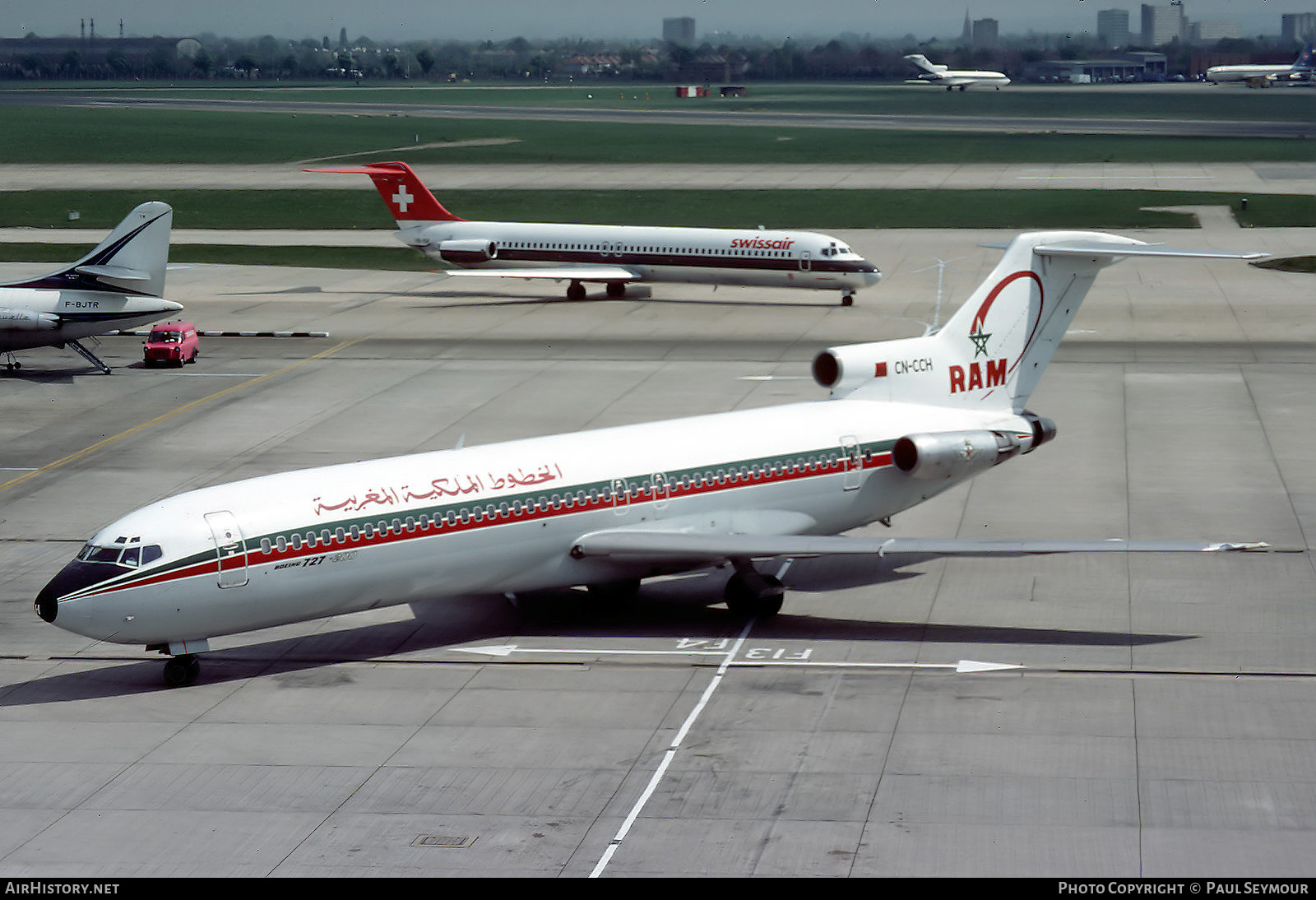 Aircraft Photo of CN-CCH | Boeing 727-2B6/Adv | Royal Air Maroc - RAM | AirHistory.net #617936