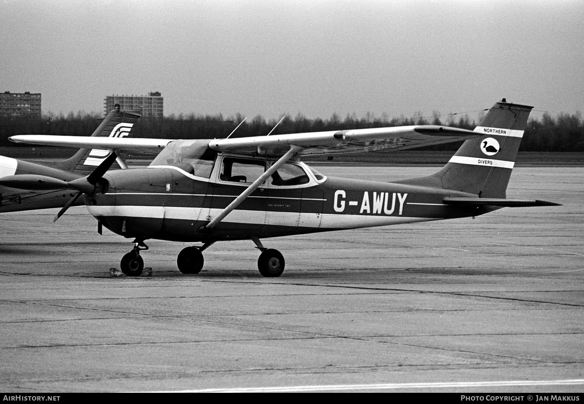 Aircraft Photo of G-AWUY | Reims F172H | Northern Divers Engineering | AirHistory.net #617941