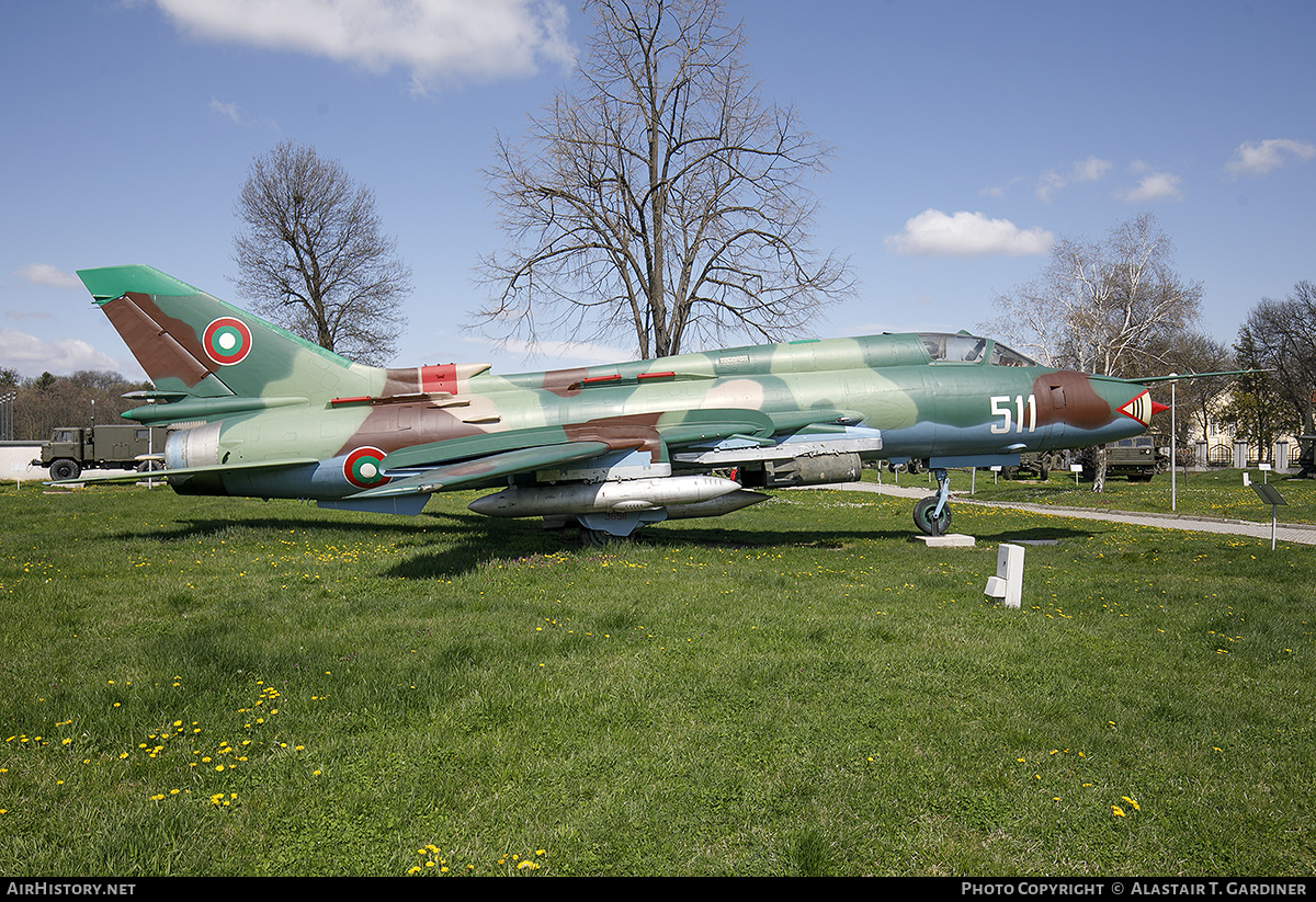 Aircraft Photo of 511 | Sukhoi Su-22M4 | Bulgaria - Air Force | AirHistory.net #617942