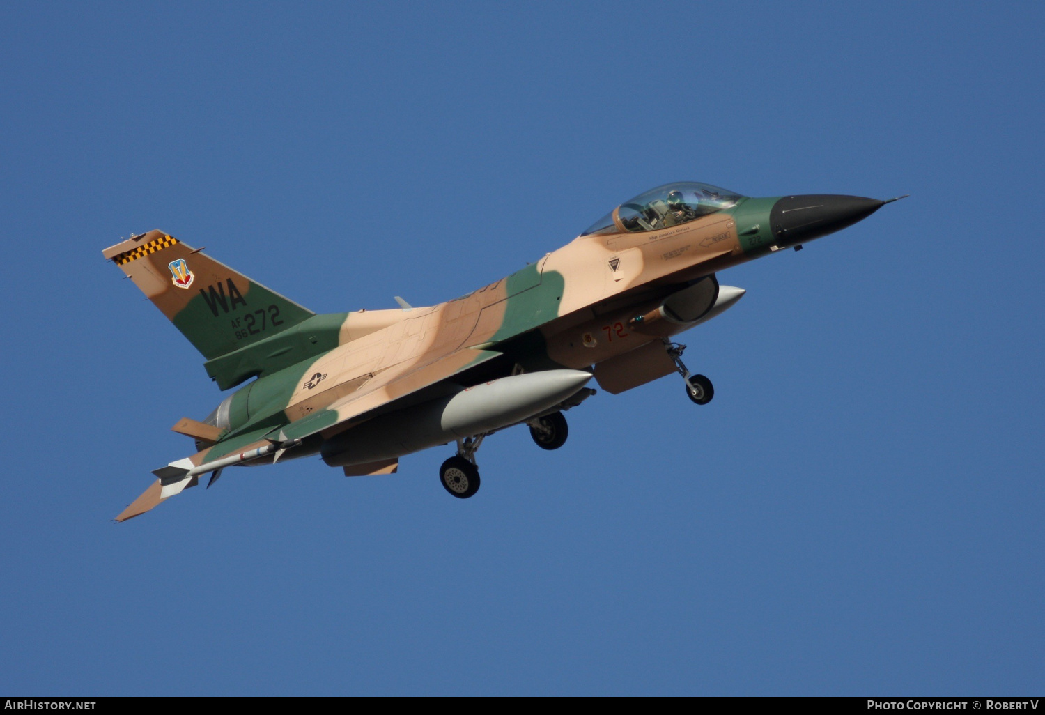 Aircraft Photo of 86-0272 / AF86-272 | General Dynamics F-16C Fighting Falcon | USA - Air Force | AirHistory.net #617947