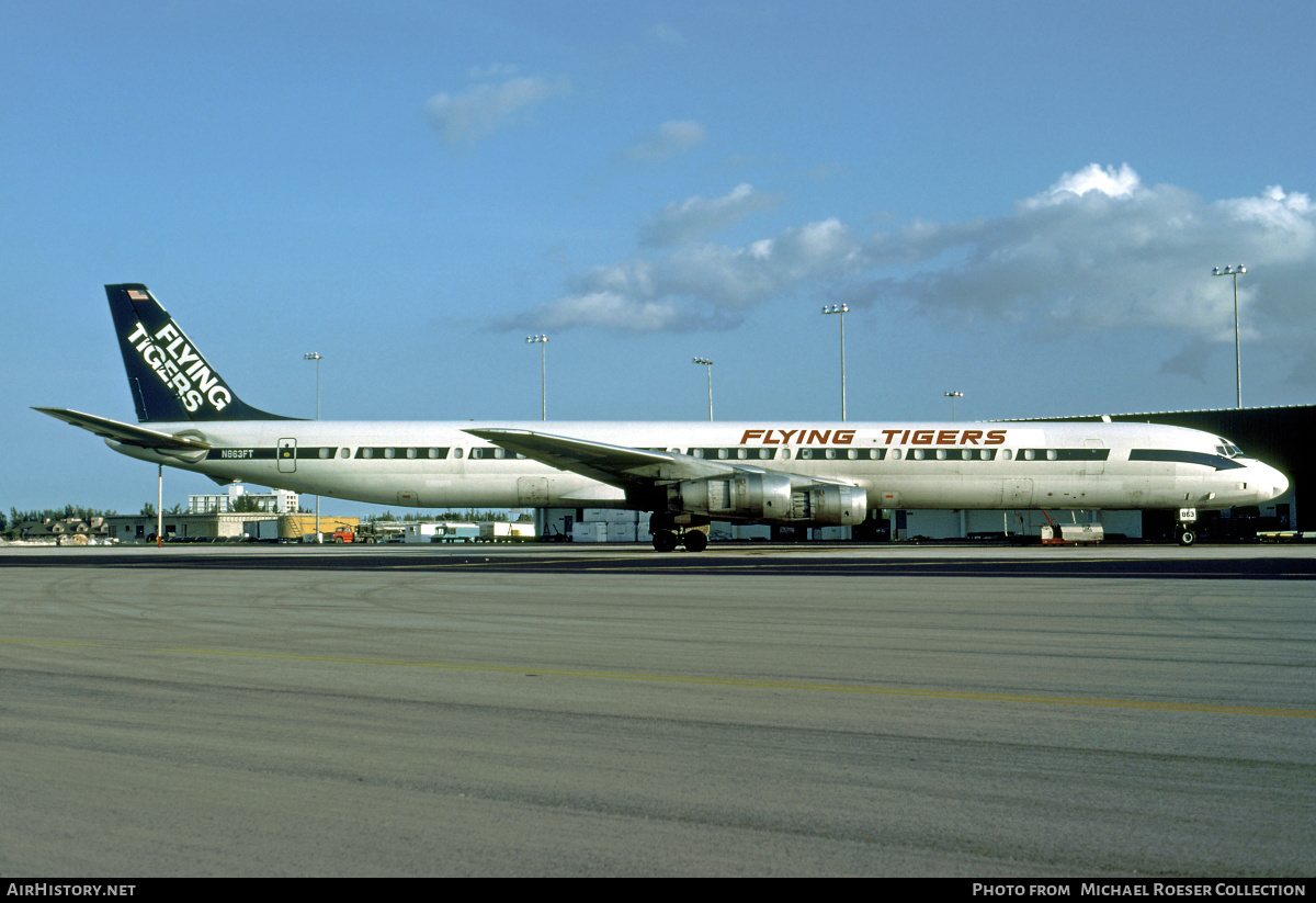 Aircraft Photo of N863FT | McDonnell Douglas DC-8-61CF | Flying Tigers | AirHistory.net #617951
