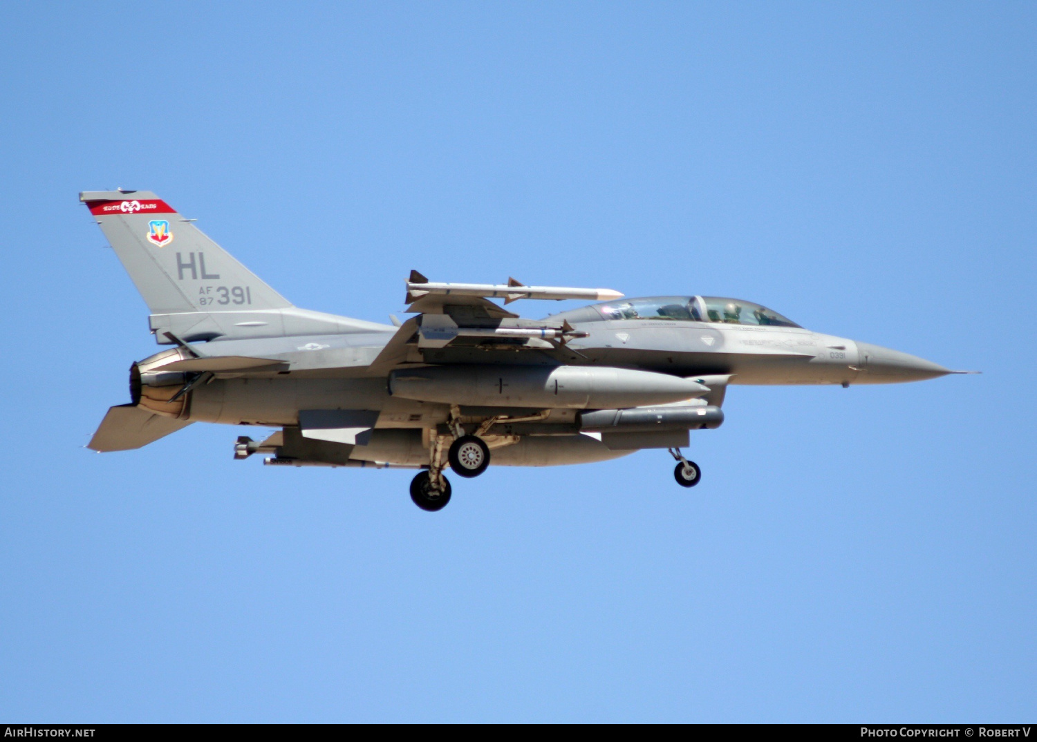 Aircraft Photo of 87-0391 / AF87-391 | General Dynamics F-16DM Fighting Falcon | USA - Air Force | AirHistory.net #617975