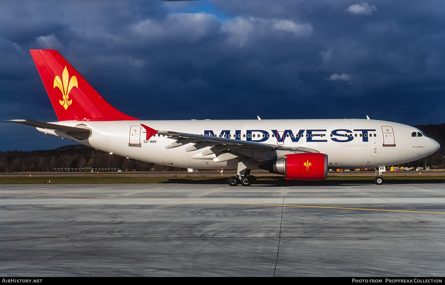 Aircraft Photo of SU-MWB | Airbus A310-304 | Midwest Airlines | AirHistory.net #617990
