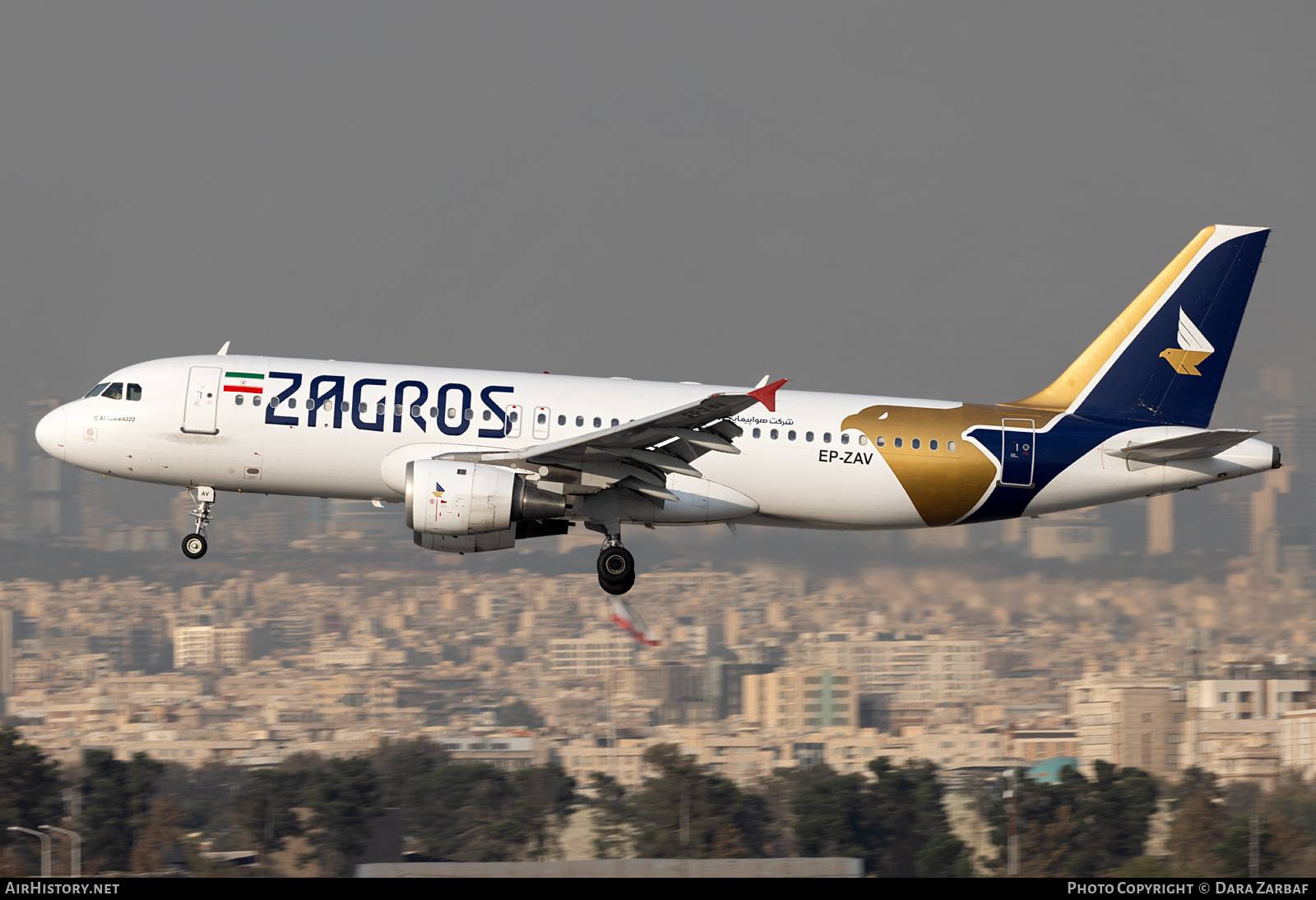 Aircraft Photo of EP-ZAV | Airbus A320-211 | Zagros Airlines | AirHistory.net #617996