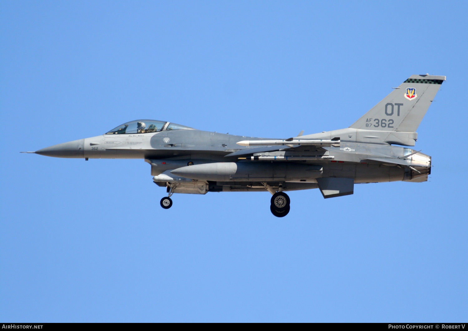 Aircraft Photo of 87-0362 / AF87-362 | General Dynamics F-16CG Night Falcon | USA - Air Force | AirHistory.net #618006