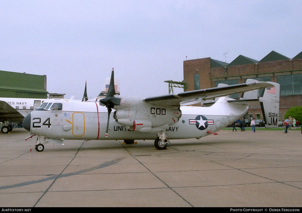 Aircraft Photo of 155124 | Grumman C-2A Greyhound | USA - Navy | AirHistory.net #618029
