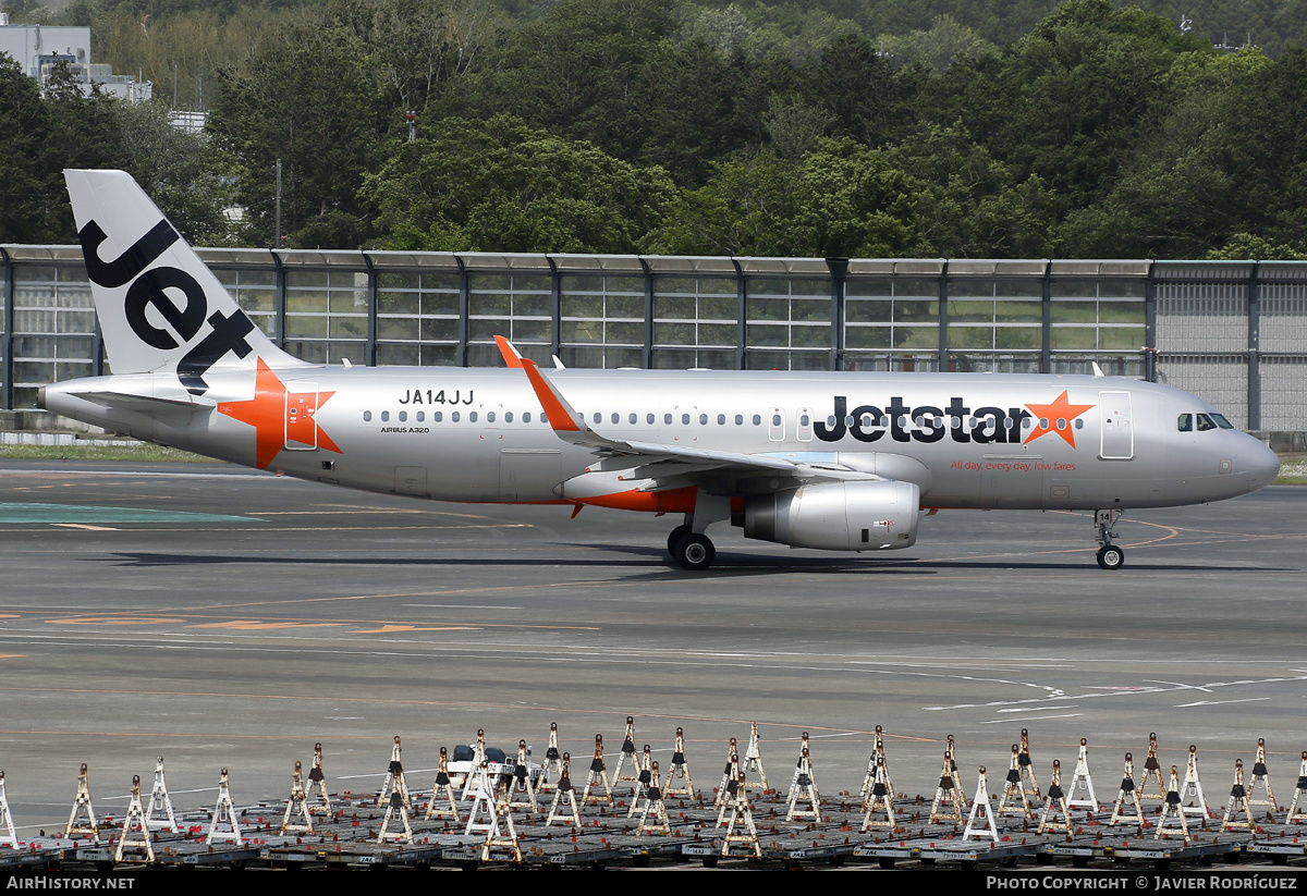 Aircraft Photo of JA14JJ | Airbus A320-232 | Jetstar Airways | AirHistory.net #618068